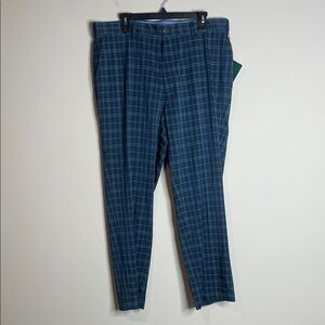 Brooks Brothers | Men’s Navy Checkered Dress Pants Size 38/30 NWT